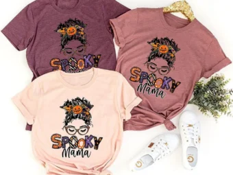Spooky Mama Halloween T-Shirt