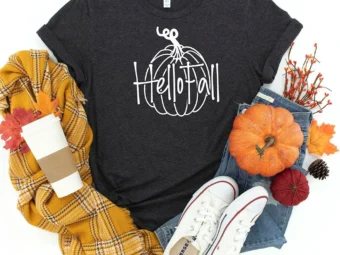 Hello Fall Thanksgiving T-Shirt