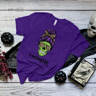 Momster Mom Halloween Spooky T-shirt