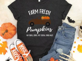 Farm Fresh Pumpkins Fall Sweatshirt Fresh