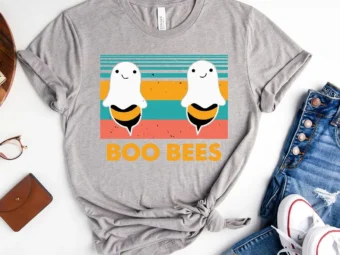 Boo Bees Funny Halloween T-Shirt