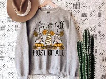 I Love Fall Most Of All Gnomes T-shirt
