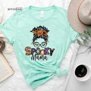 Spooky Mama Halloween T-Shirt