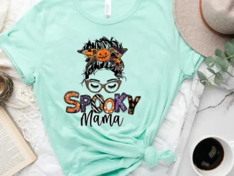 Spooky Mama Halloween T-Shirt