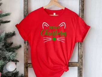Meowy Christmas T-Shirt