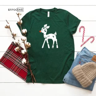 Christmas Reindeer Cute Deer T-Shirt