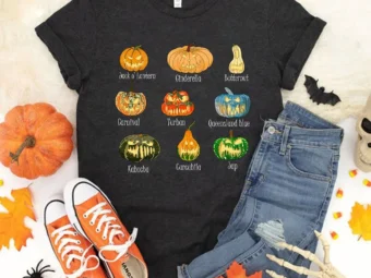 Varieties Pumpkin Patch Farm T-Shirt