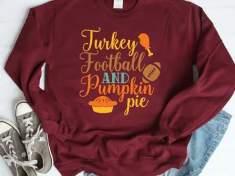 Turkey Football and pumpkin pie T-shirt