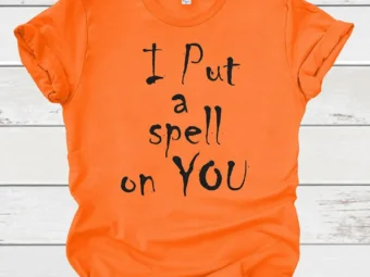 I Put A Spell On You Halloween T-shirt