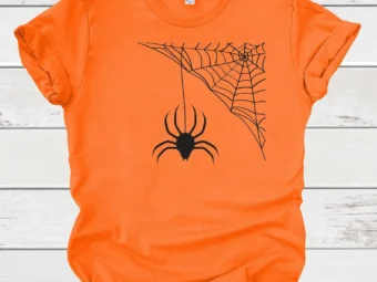 Spider Web Halloween T-shirt