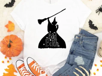 Bad bitch Halloween T-Shirt