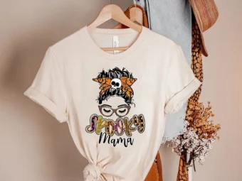 Spooky Mama Halloween T-Shirt