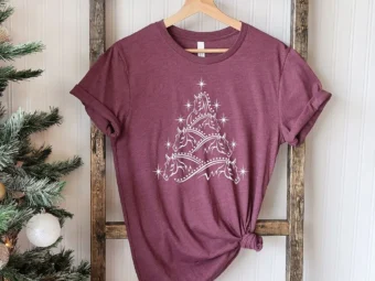 Horse Christmas Tree T-Shirt