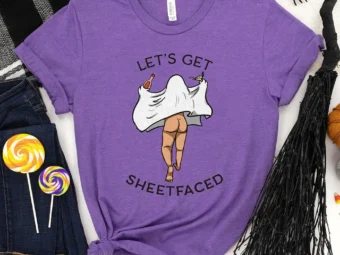 Let's Get Sheet Faced Halloween T-Shirt