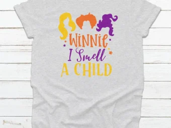 Winnie I Smell A Child Halloween T-Shirt