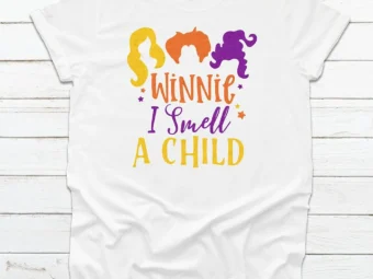 Winnie I Smell A Child Halloween T-Shirt