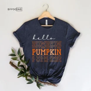 Hello Pumpkin Ladies Fall T-Shirt