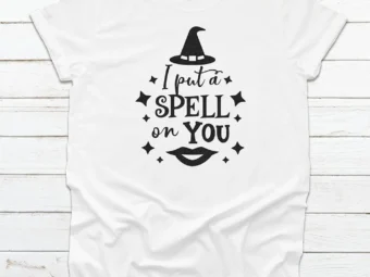 I Put A Spell On You Lips Halloween Witch T-shirt