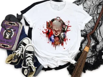Halloween Characters Horror T-Shirt