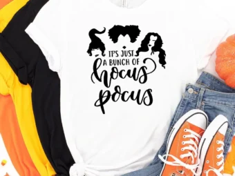 Its Just A Bunch Of Hocus Pocus Halloween T-shirt