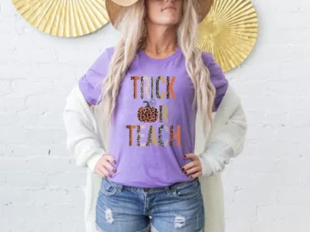 Trick Or Teach Halloween for Teacher T-Shirt