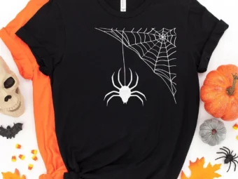 Spider Web Halloween T-shirt