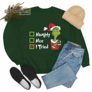 Naughty Nice I Tried Grinch