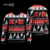 ACDC Faux Wool Ugly Christmas Sweater 3D All Over Printed