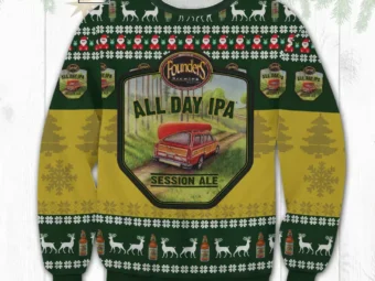 All Day Ipa Ugly Christmas Sweater