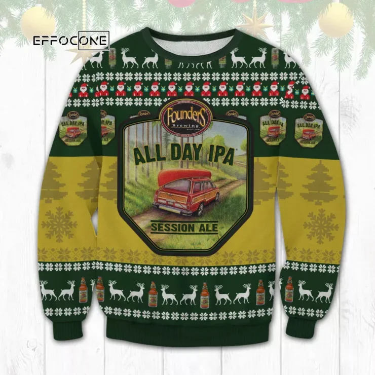 All Day Ipa Ugly Christmas Sweater