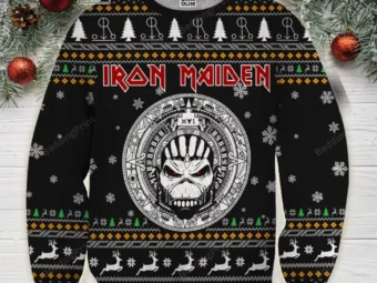 All I Want For Christmas Is Iron Maiden Ugly Christmas Sweater