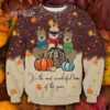 Alpaca Thanksgiving Ugly Christmas Sweater