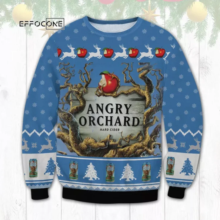 Angry Orchard Ugly Christmas Sweater