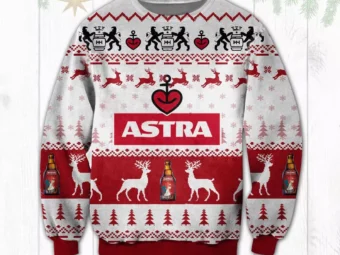 Astra Beer Ugly Christmas Sweater