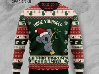 Australian Fair Dinkum Christmas Ugly Christmas Sweater