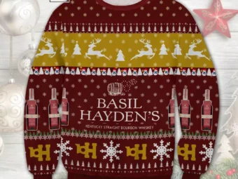 Basil Hayden Ugly Christmas Sweater