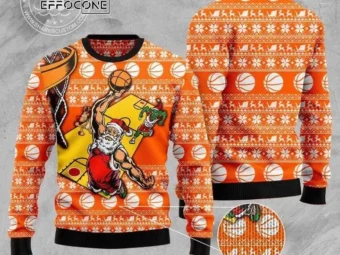 Basketball Ugly Christmas Sweater