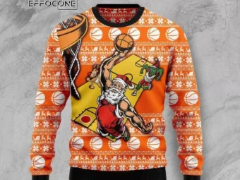 Basketball Ugly Christmas Sweater