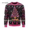 Breast Cancer Awareness Ugly Christmas Sweater