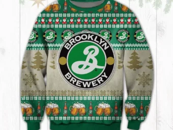 Brooklyn Beer Ugly Christmas Sweater