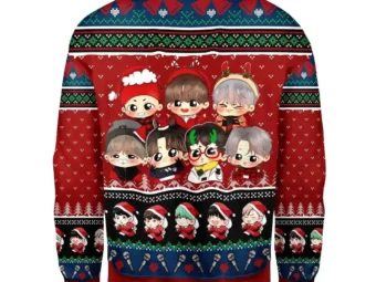 BTS Ugly Christmas Sweater