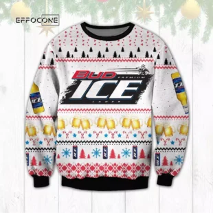 Bud Ice Ugly Christmas Sweater