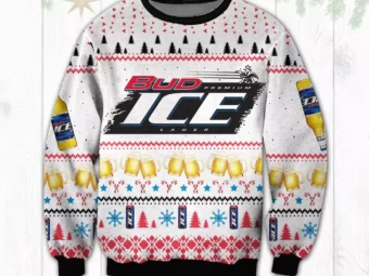 Bud Ice Ugly Christmas Sweater