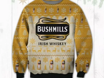 Bushmills Irish Whiskey Ugly Christmas Sweater