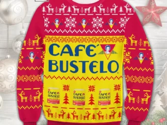 Cafe Bustelo Ugly Christmas Sweater