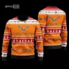 Chevrolet Corvette Wool Ugly Christmas Sweater 3D All Over Printed Orange