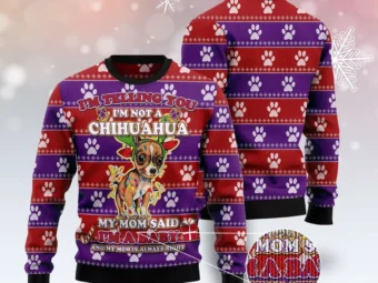 Chihuahua Baby Christmas Ugly Christmas Sweater