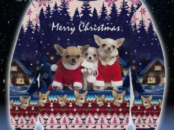 Chihuahua Ugly Christmas Sweater