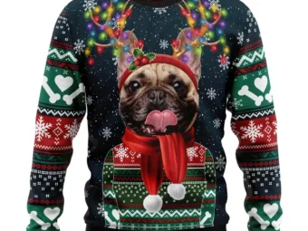 Cool French Bulldog Ugly Christmas Sweater