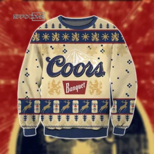 Coors Banquet Ugly Christmas Sweater